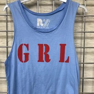 REBEL YELL GIRLS - Girl Power Muscle Tank Top